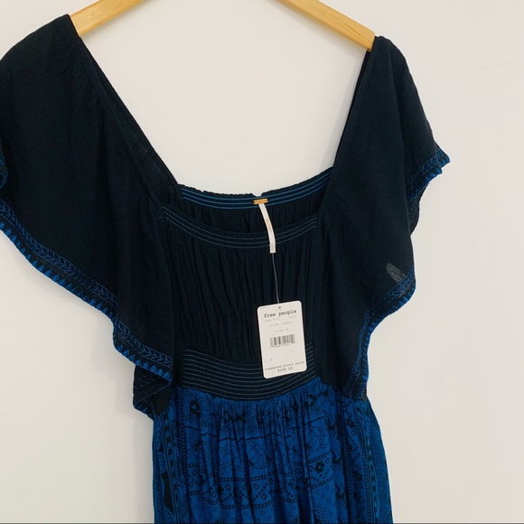 Free People In Search of Paradise Midi Boho Dress - Picture 11 of 11